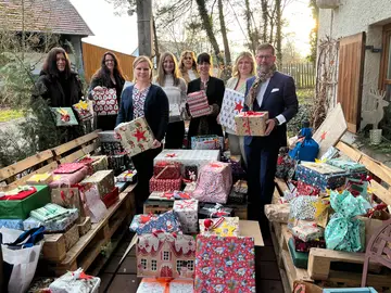 Bauer and MBDA employees fulfill christmas whishes