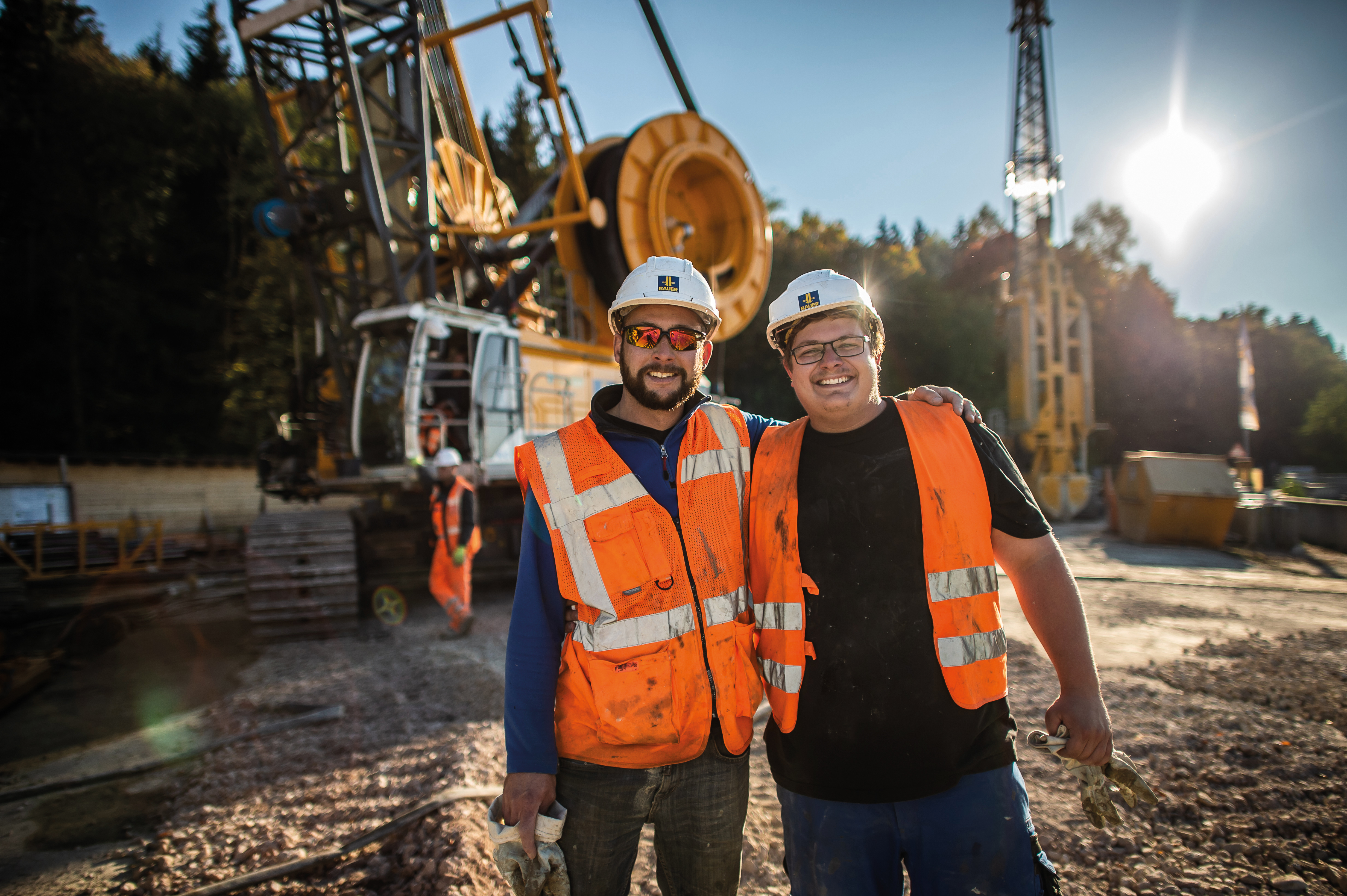 The company values at Bauer are appreciation, innovation, down-to-earth attitude, responsibility and openness