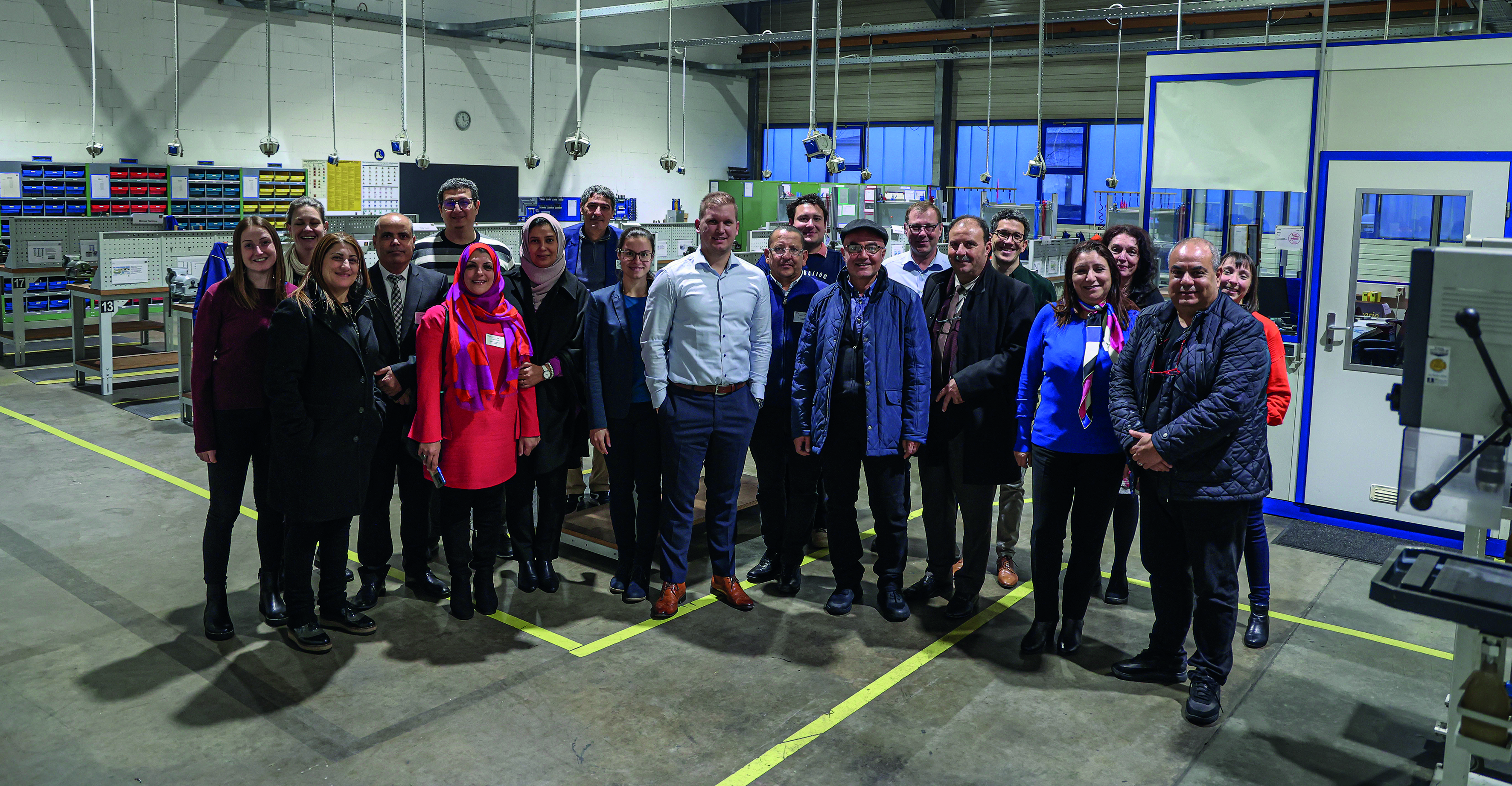 Bauer begrüßt hohen Besuch aus Tunesien