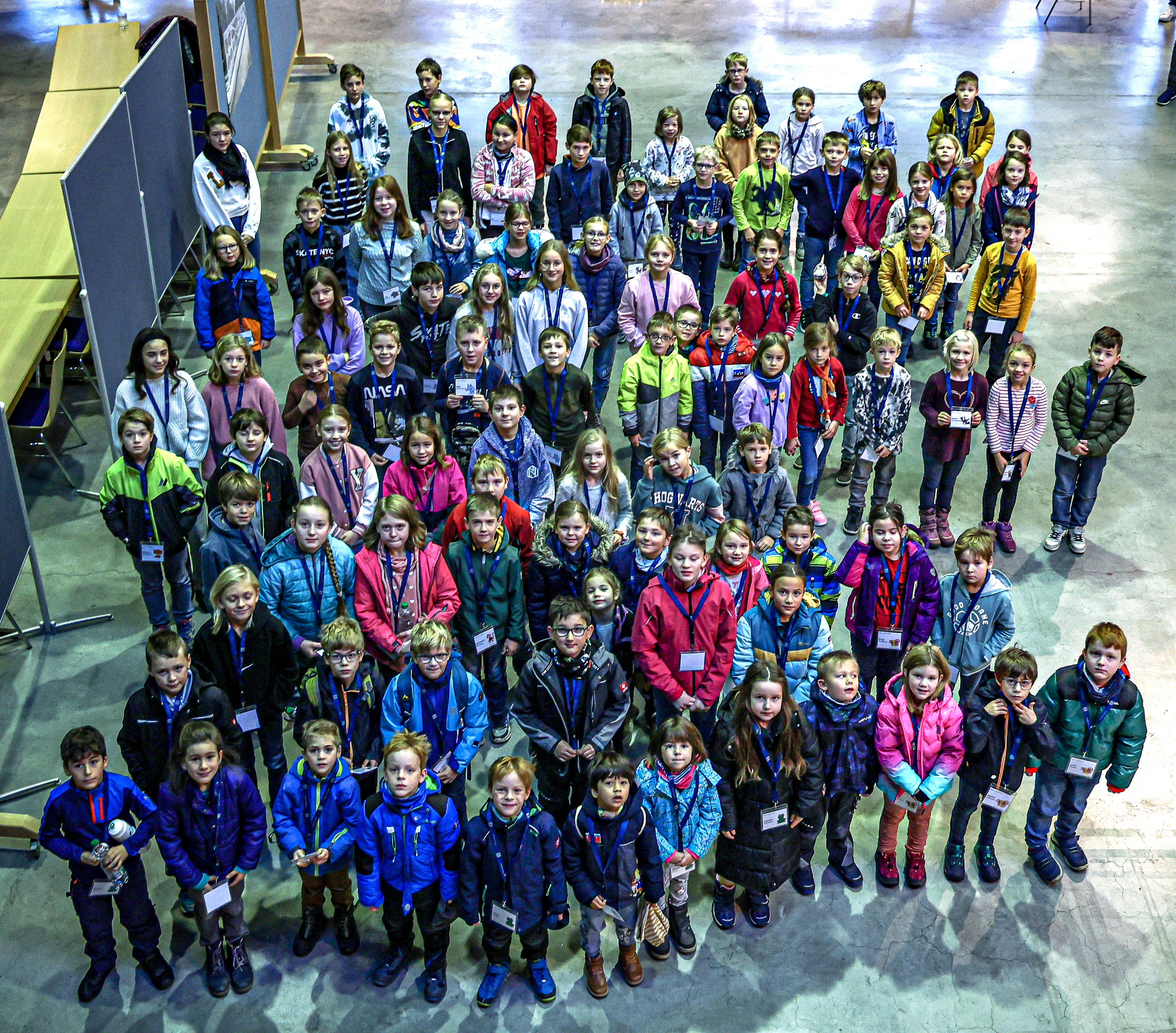 100 children attended the Bauer employees' children's day.