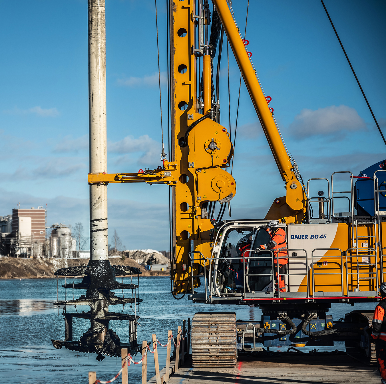 innovativen Bodenmischverfahren der BAUER Spezialtiefbau GmbH