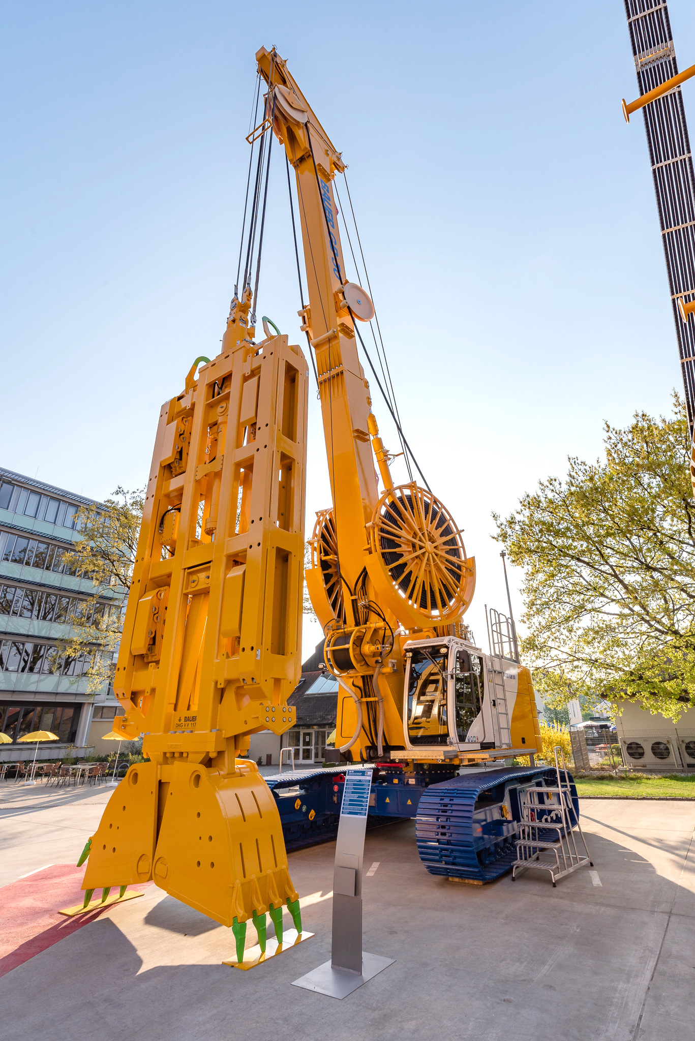 BAUER GB 50 Greifer – im Rahmen des Forschungsprojekts diente ein Gerät dieses Typs als Demonstrator.