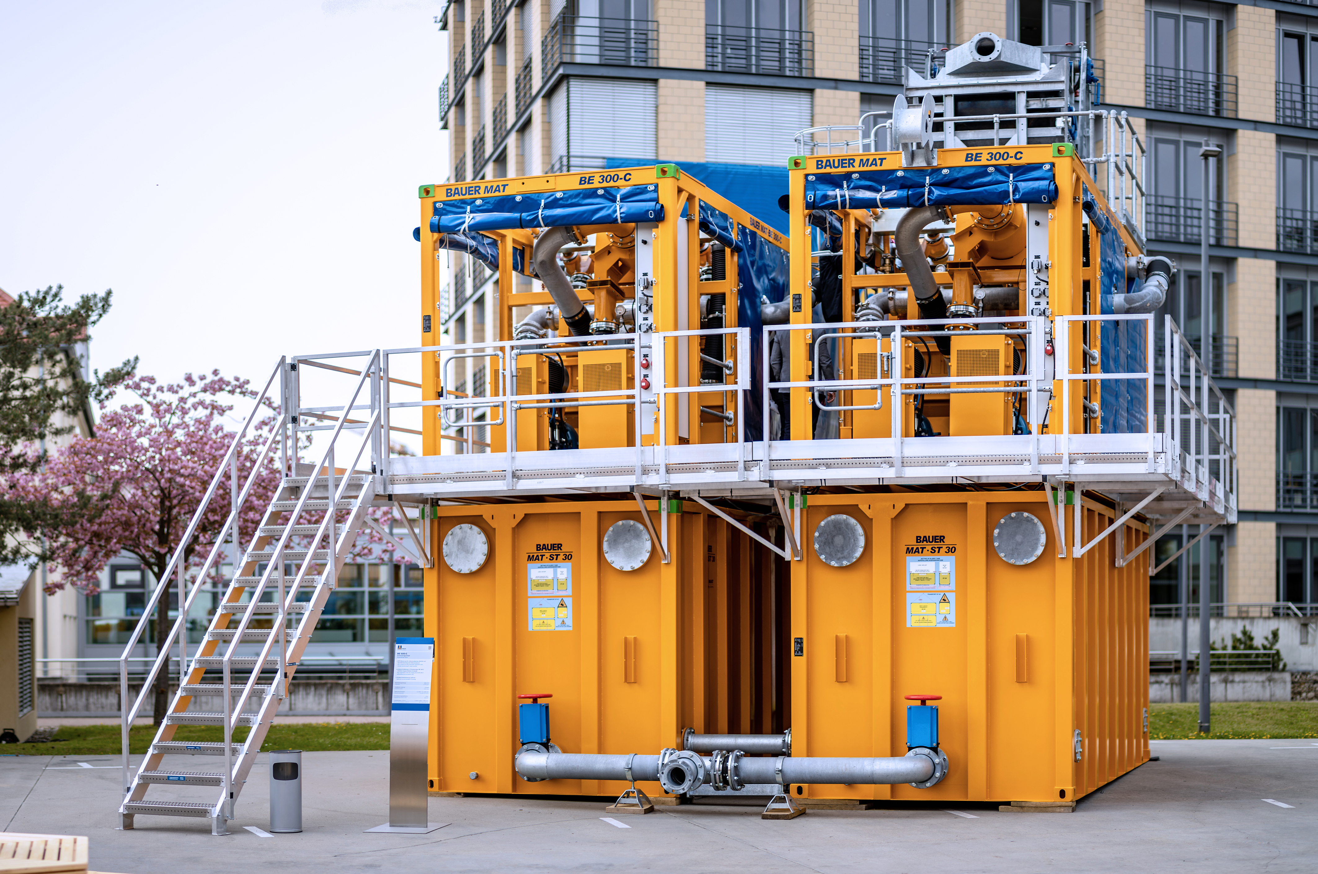 BE 600-C Entsandungsanlage auf der Bauer-Hausausstellung (2024)