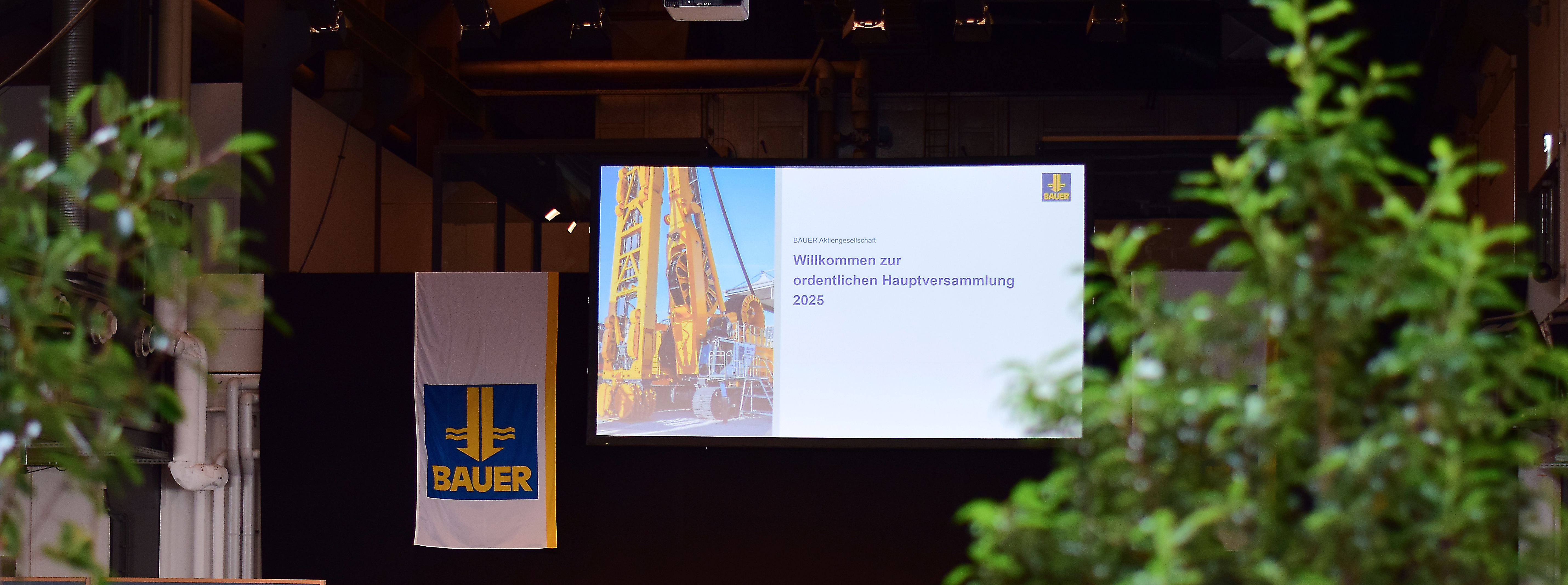 Hauptversammlung der BAUER AG 2025