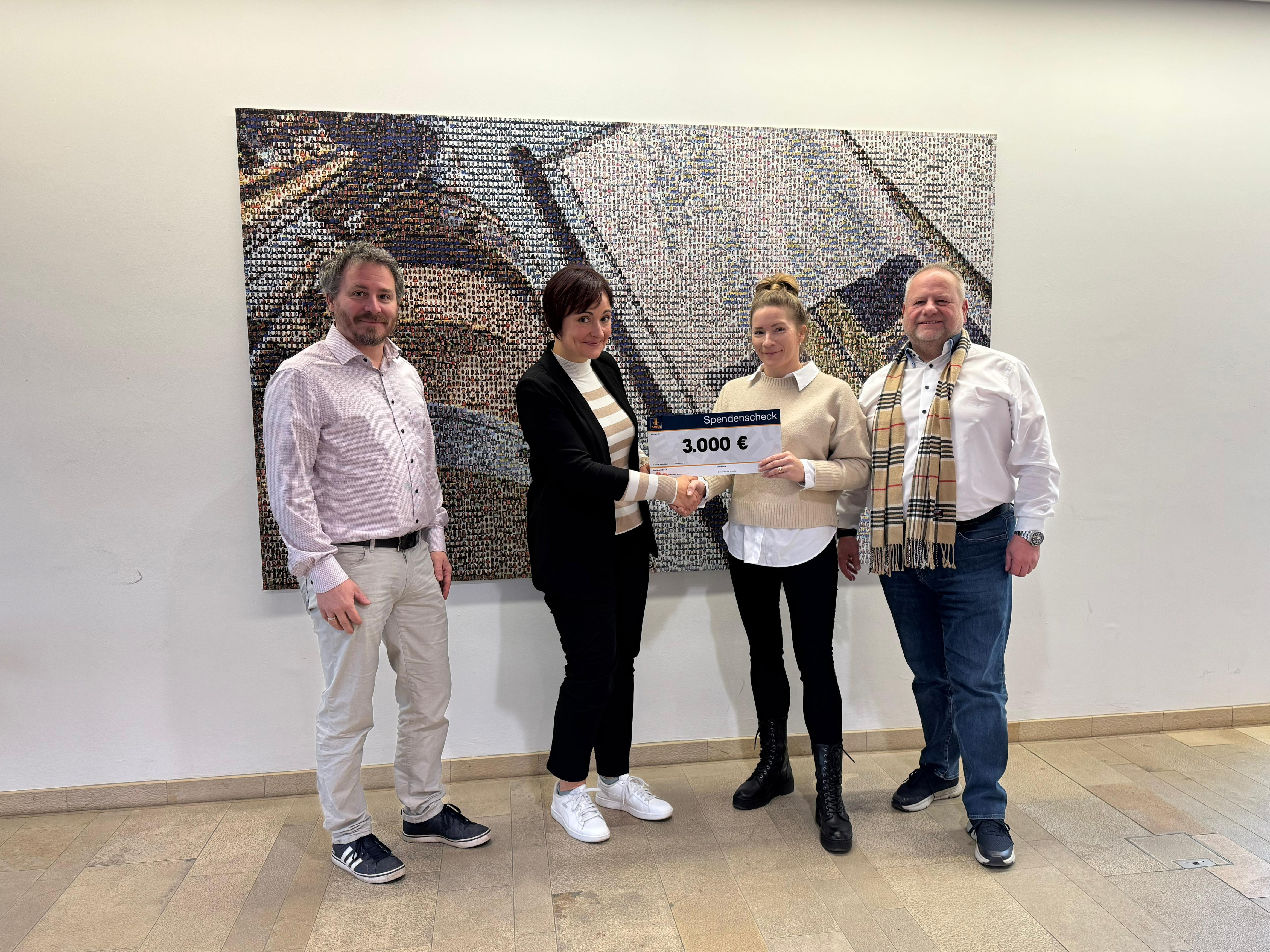 Christmas Donation of BAUER AG for three institutions 2026