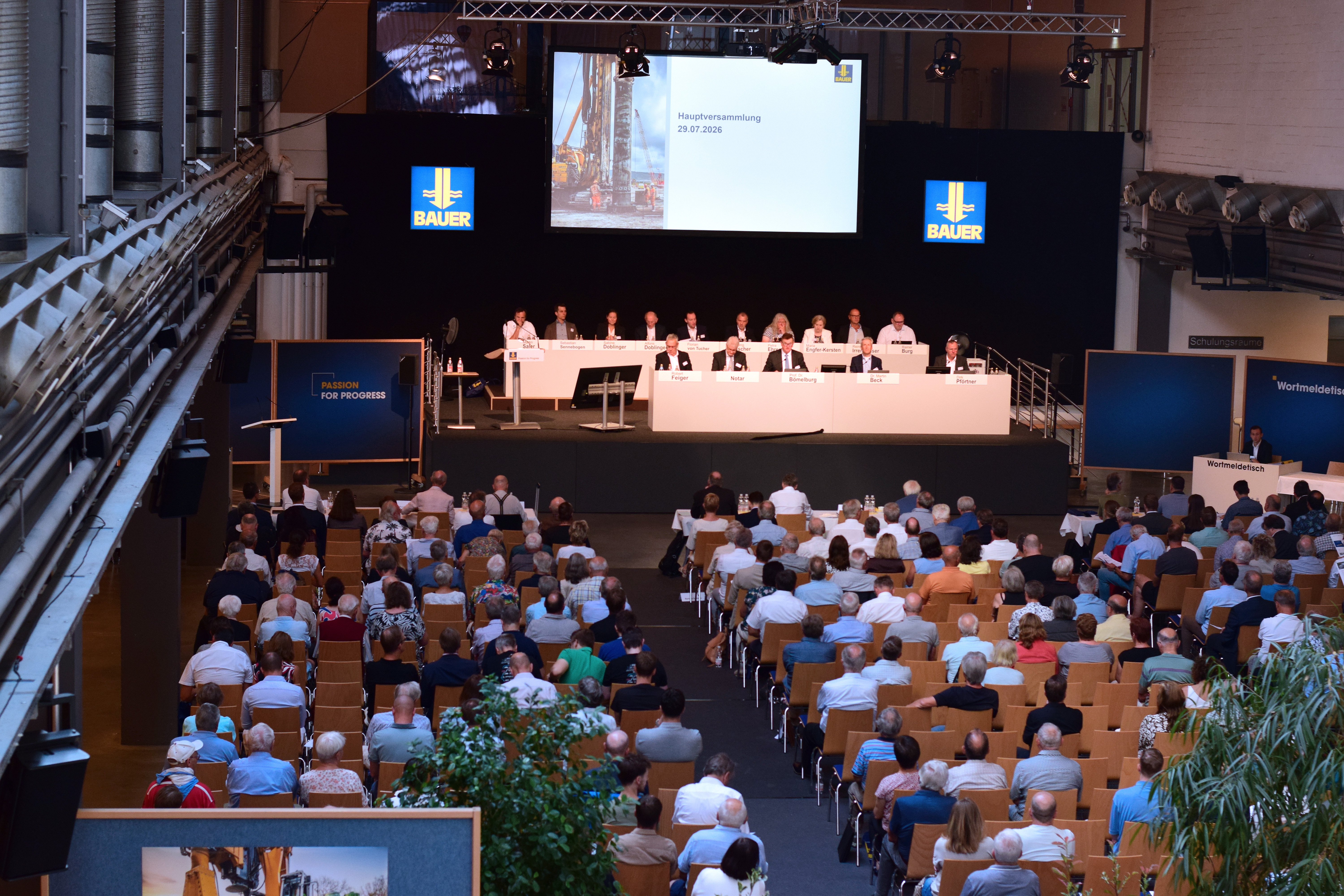 Hauptversammlung 2026 der BAUER AG