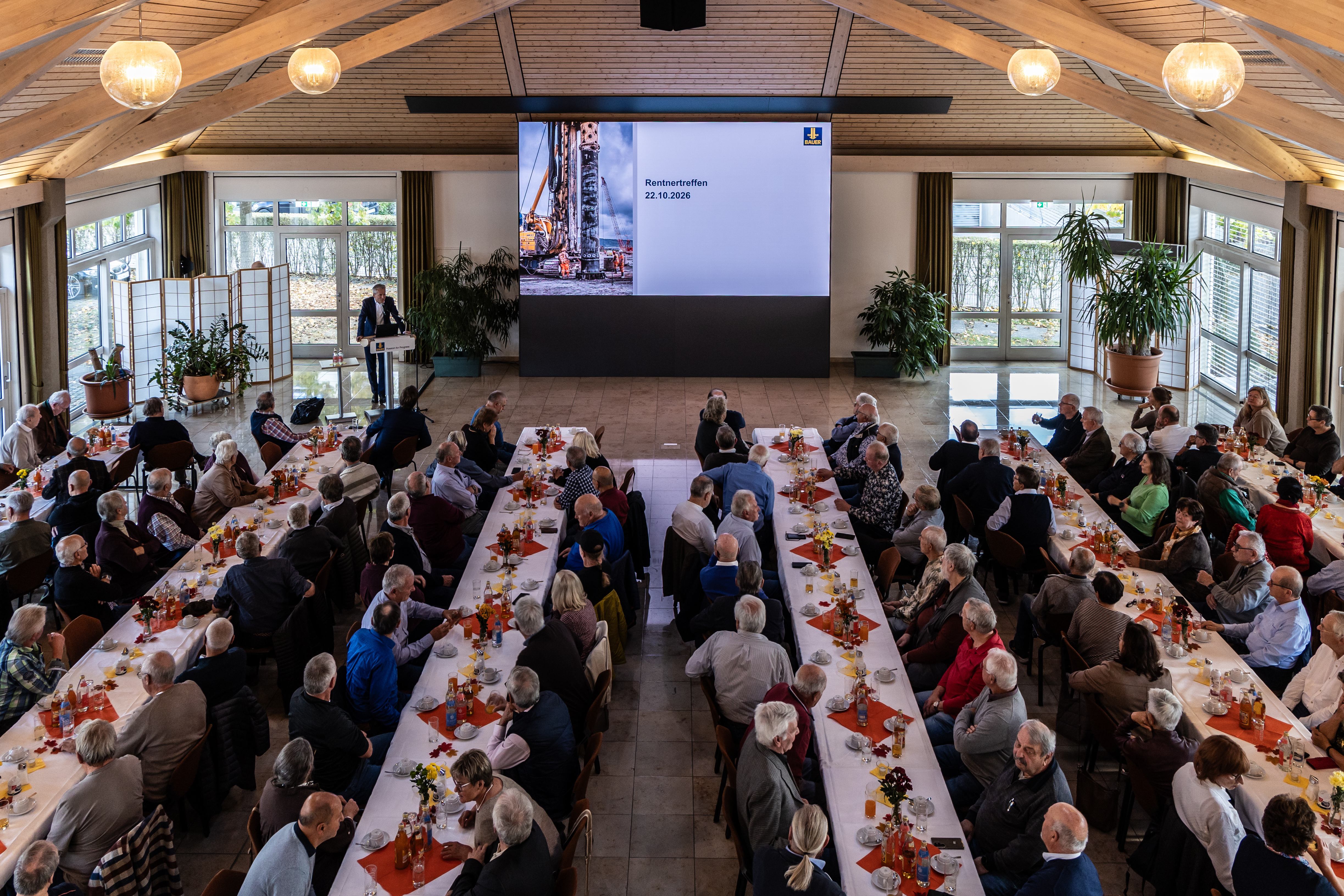 Rentnertreffen bei BAUER in Schrobenhausen im Oktober 2026