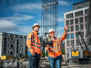 Exhibition Grounds South Entrance construction project in Frankfurt by Bauer Spezialtiefbau