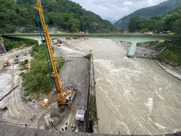 Bauer Spezialtiefbau am indischen Teesta VI Hydro Electric-Projekt beteiligt