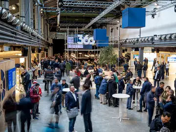 Messeflair auch in der Alten Schweißerei