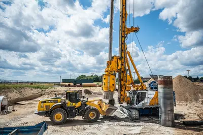 Brownfield remediation project on the site of the Berlin-Schoenefeld airport