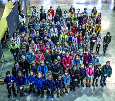 100 Kinder waren beim Bauer-Mitarbeiterkindertag dabei. 