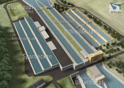 The new construction of the Kriegenbrunn lock has a total contract value of around EUR 450 million (net) and is to be completed in a planned construction period of eight years.