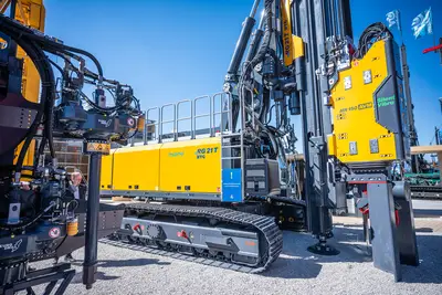 eRG 21 T hybrid von RTG Rammtechnik auf der bauma 2025 in München