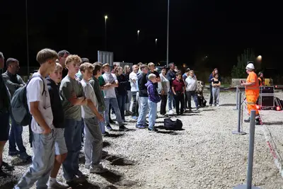 Bauer Gruppe Lange Nacht der Ausbildung 2025 Gerätevorführung in Aresing