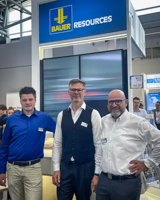 IFAT Munich 2026 - Team des Bereichs Umwelt der BAUER Resources GmbH